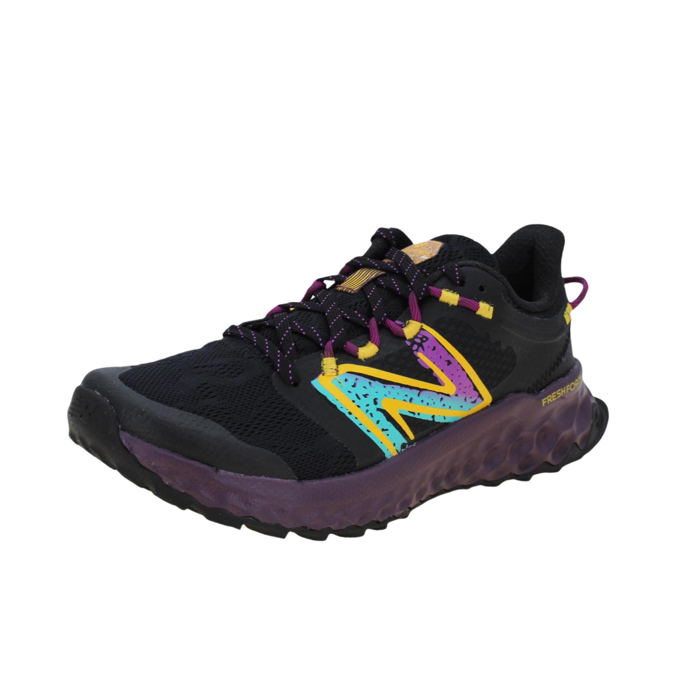 推荐商品：New Balance Fresh Foam Garoé 跑鞋 减震轻便防滑耐磨网布透气织物贴合 B宽/女款/黑色/黄色/紫红色 