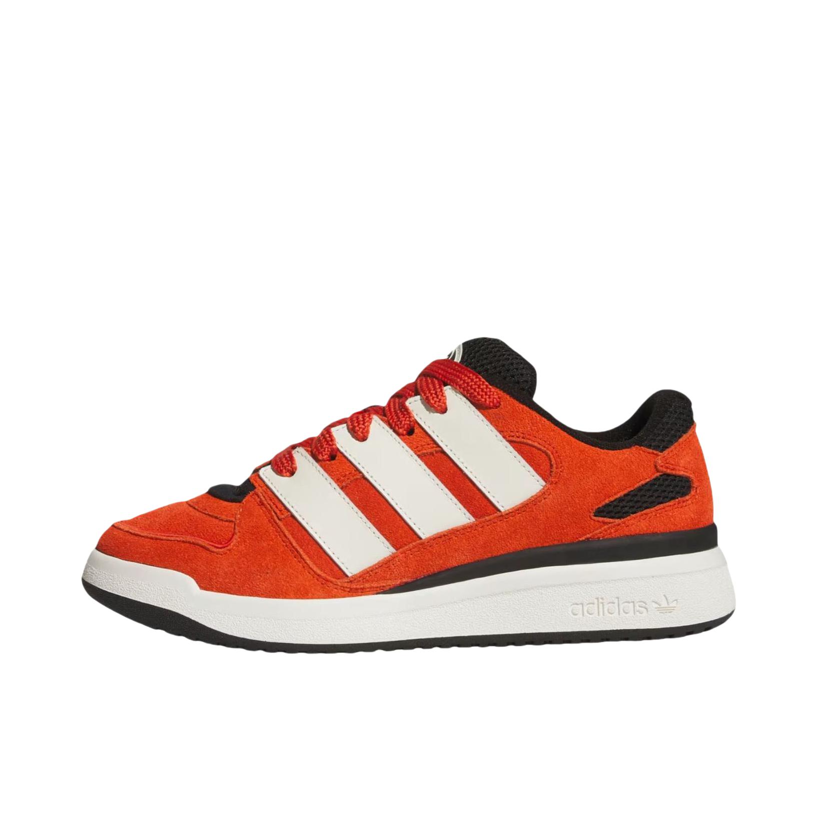 推荐商品：adidas Originals FORUM 2000 板鞋 百搭复古时尚潮流防滑耐磨舒适轻便低帮篮球风支撑 红色