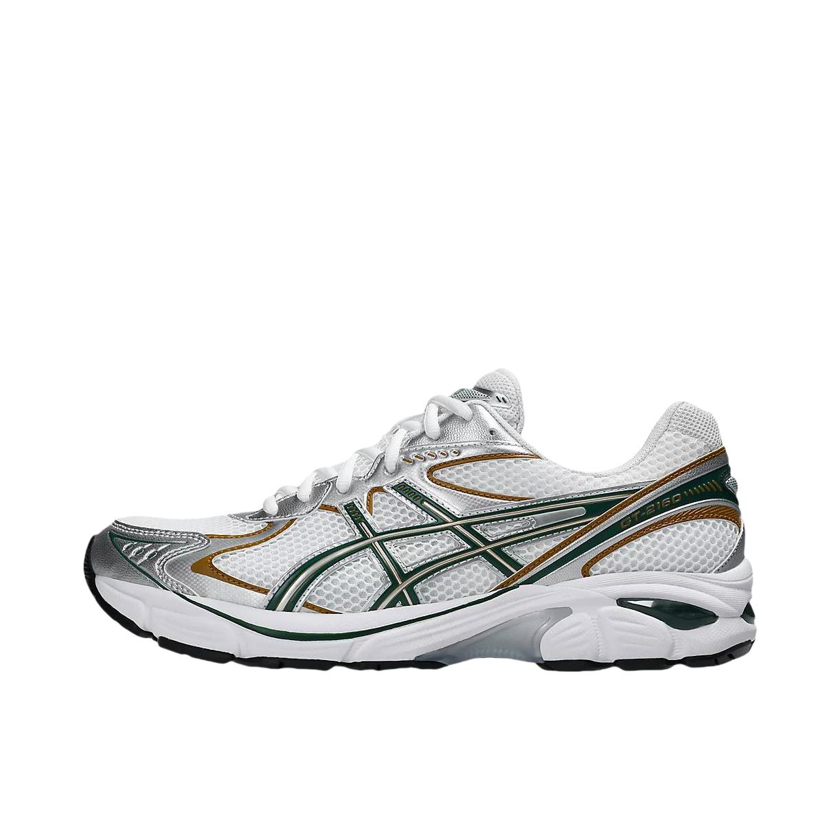 推荐商品：Asics/亚瑟士 GT-2160 跑鞋 拼接舒适缓震网面防滑耐磨复古简约百搭时尚合成革织物耐用短跑圆头支撑 白色/棕色