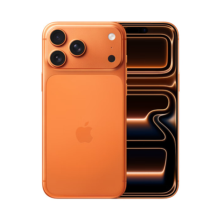 苹果 iPhone17 Pro Max 5G手机 抗反射显示屏 全新散热系统 4800万像素镜头全模组 8K视频录制 8倍变焦 支持WIFI7 星宇橙色