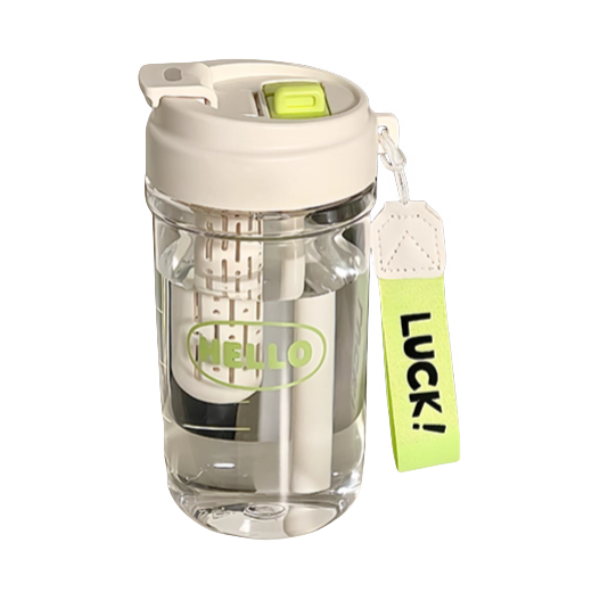 推荐商品：饭团少年 780ml 双饮式 PC 吸管杯 HAP-3