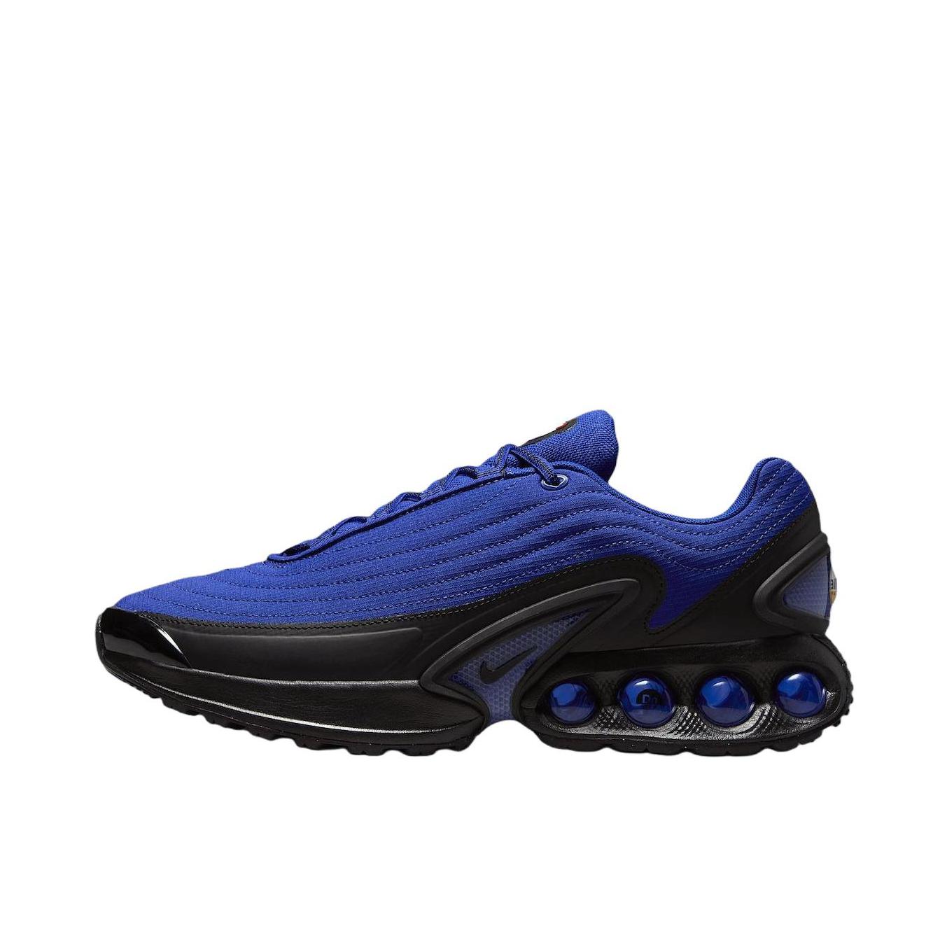 推荐商品：Nike Air Max Dn 运动休闲鞋 柔软防滑耐磨缓震回弹支撑网布透气低帮平跟贴合 深蓝色/黑色