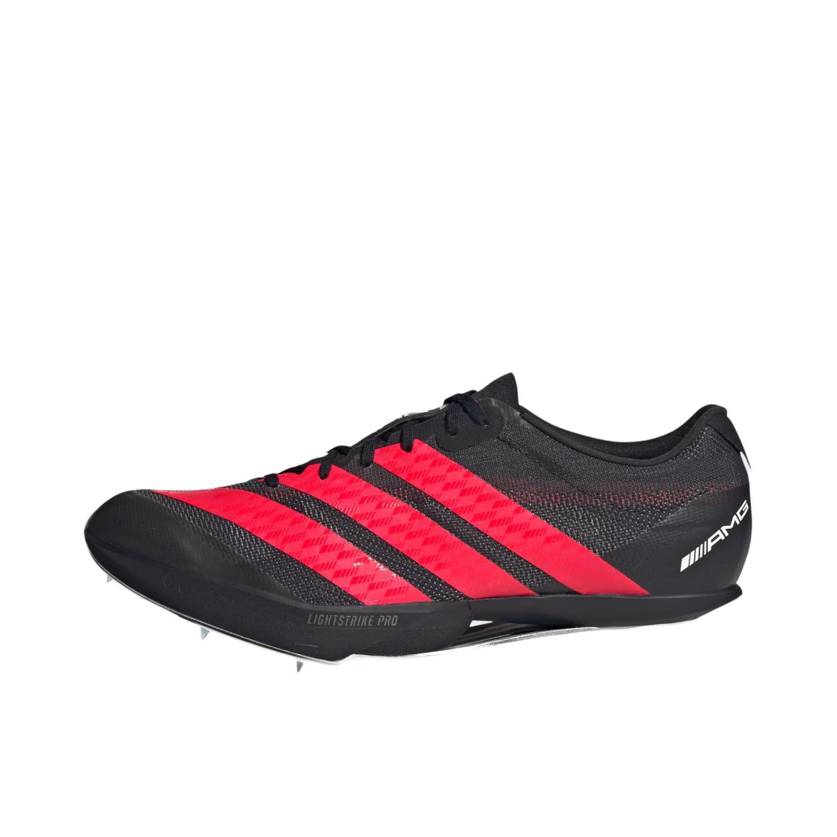 推荐商品：adidas 大蝉翼四代 Adizero Prime SP 4 钉鞋 跑鞋 短跑缓震贴合厚底田径 黑色/红色 