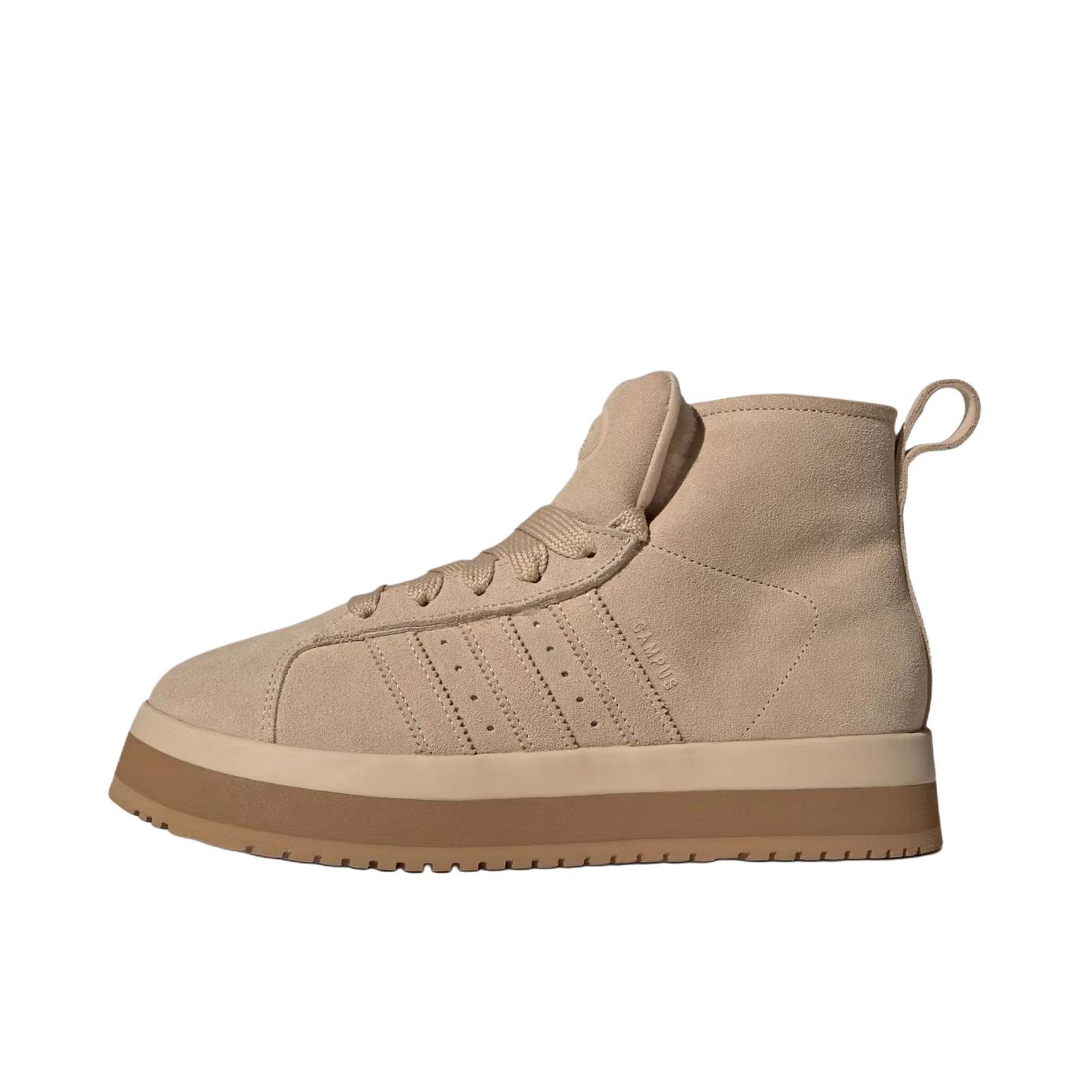 推荐商品：adidas Originals CAMPUS 00s 板鞋 中帮厚底舒适面包鞋 米色 