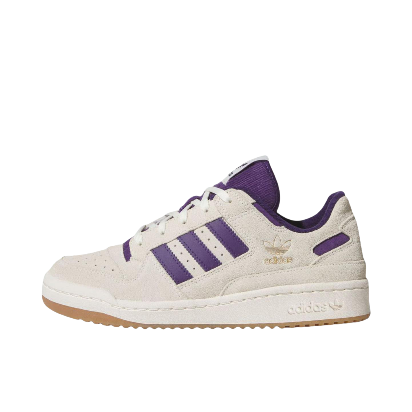 推荐商品：adidas Originals Forum Bold 板鞋 防滑耐磨轻便透气厚底增高防水贴合 米色/白色/紫色