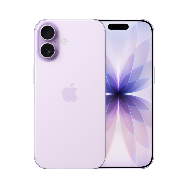 苹果 iPhone17 5G手机 超瓷晶面板2 防刮屏幕技术 6核CPU 5核GPU 120hz高刷 1800万前摄 自适应AI摄像 薰衣草紫色