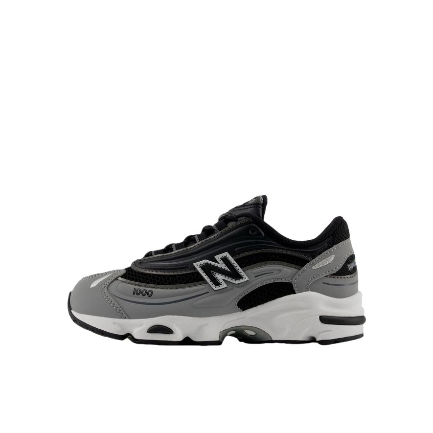 推荐商品：New Balance 1000 简约 百搭 圆头 低帮 网面 合成革 运动鞋儿童 M宽/小童/灰色/黑色