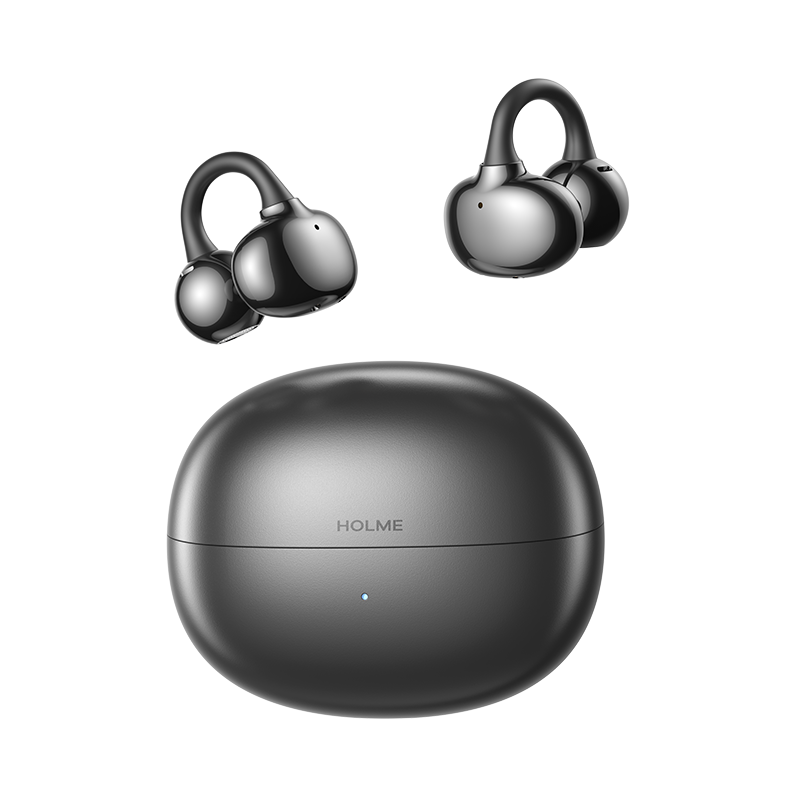 推荐商品：HOLME/虹觅 Air2 耳夹式 蓝牙耳机 通话降噪 广泛兼容