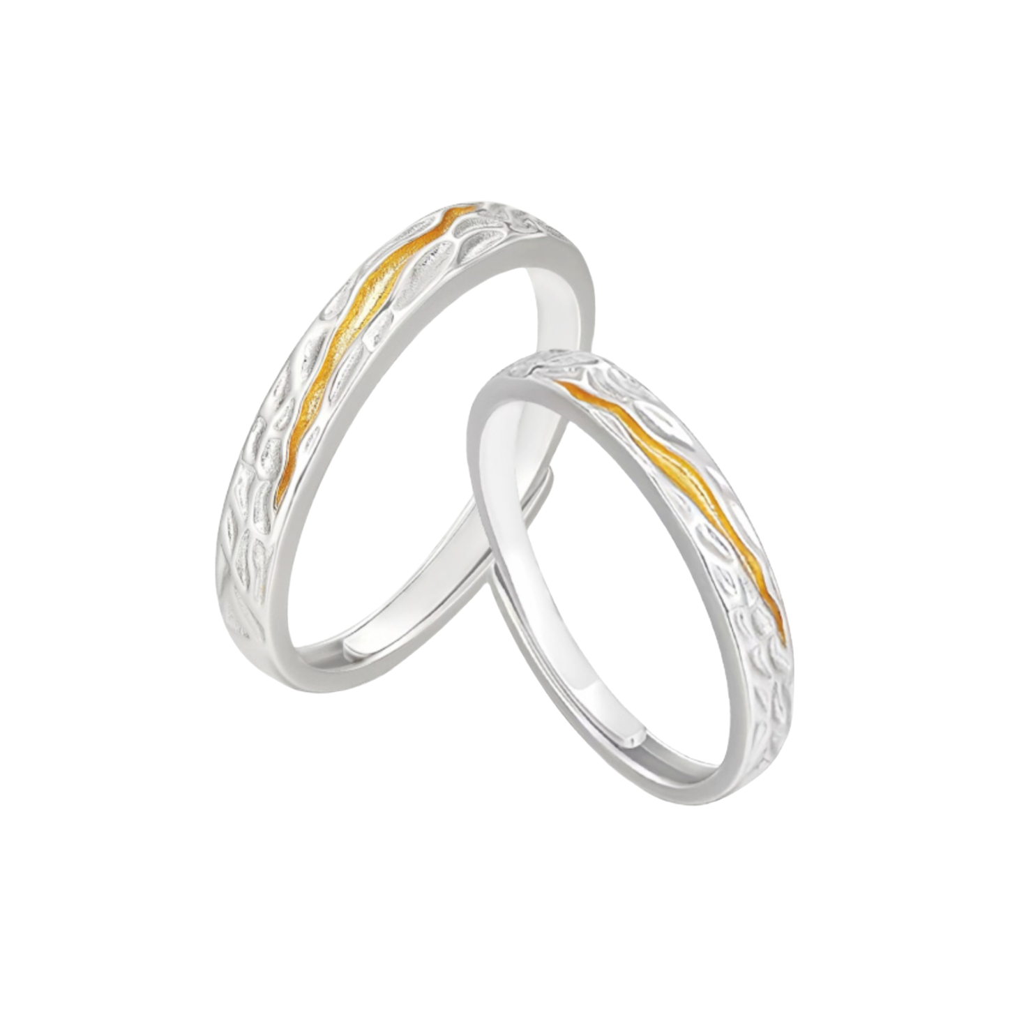 推荐商品：FANFRI 丁达尔效应足银情侣戒指 FFJZ3174