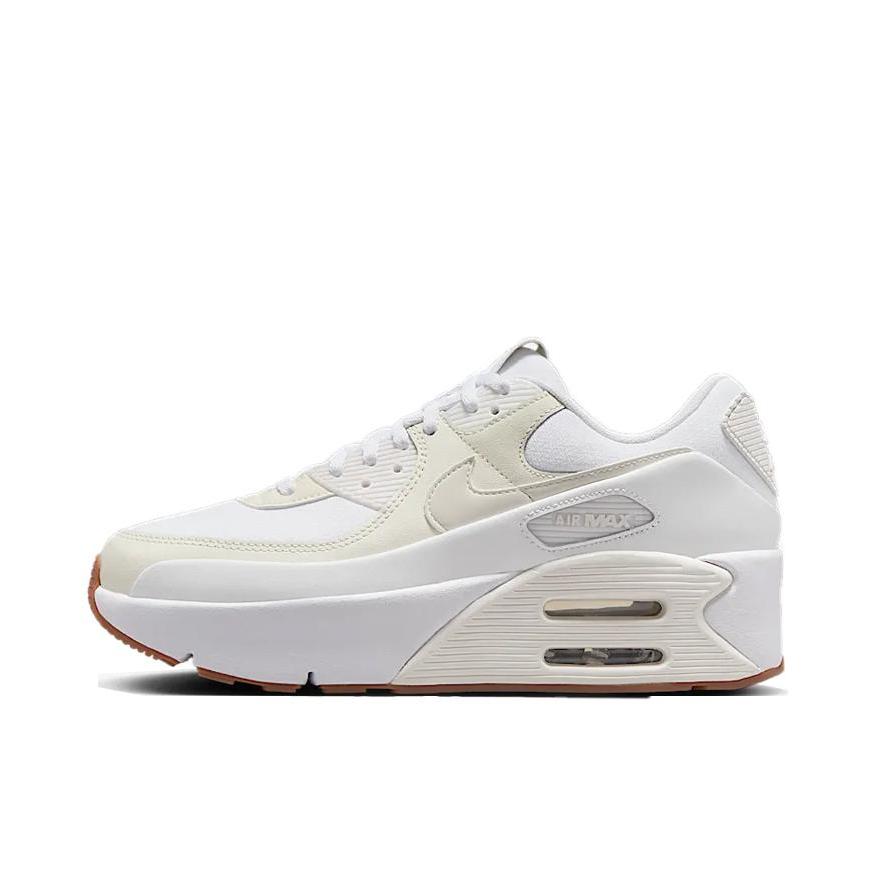 推荐商品：Nike Air Max 90 LV8 跑鞋 低帮圆头系带舒适缓震防滑耐磨轻便百搭时尚 蓝色