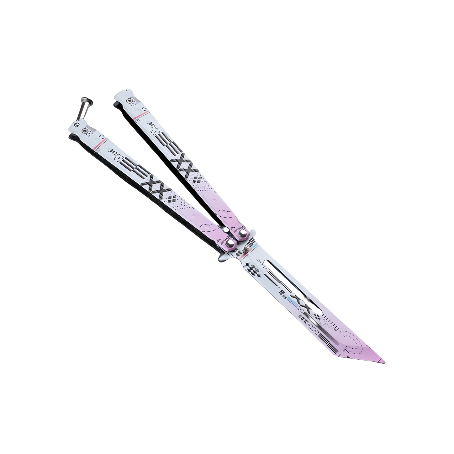 推荐商品：天予小镇 蝴蝶刀 成品模型