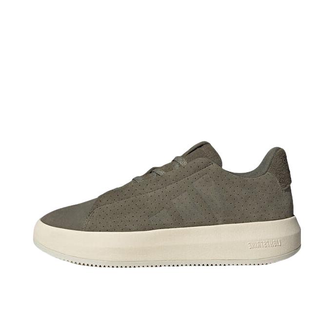 推荐商品：adidas ACESMASH 板鞋 网球鞋 舒适回弹防滑耐磨缓震轻便低帮百搭 岩层橄榄绿/奇妙白