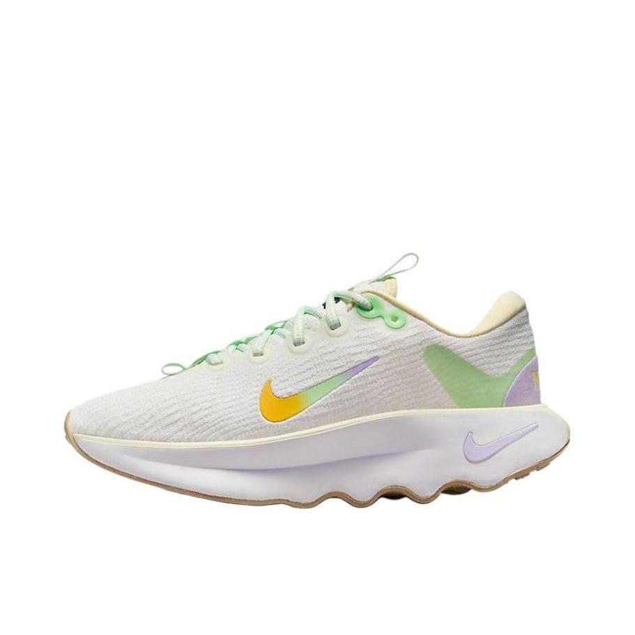 推荐商品：Nike Motiva 跑鞋 舒适减震防滑耐磨轻便防水百搭时尚稳定抓地支撑圆头耐用 白色/绿色