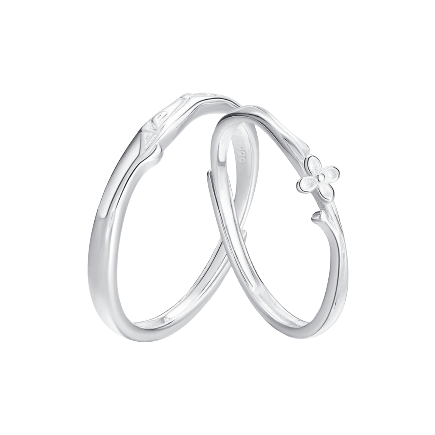 推荐商品：LUYUO 相思丁香足银情侣戒指 LUJZ209