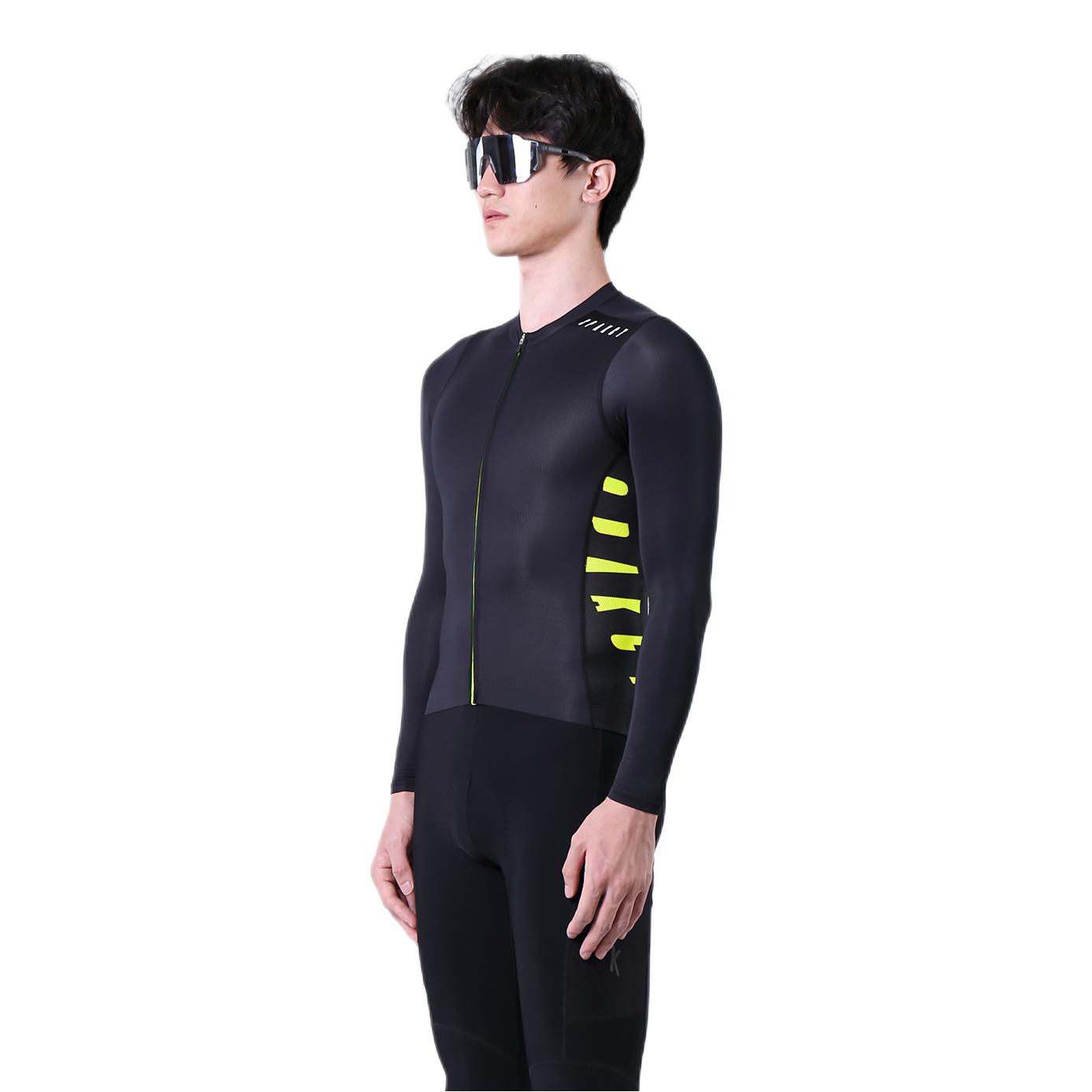 推荐商品：思帕客 2025年 抗菌亲肤长袖骑行服 YB211108 黑/荧光黄