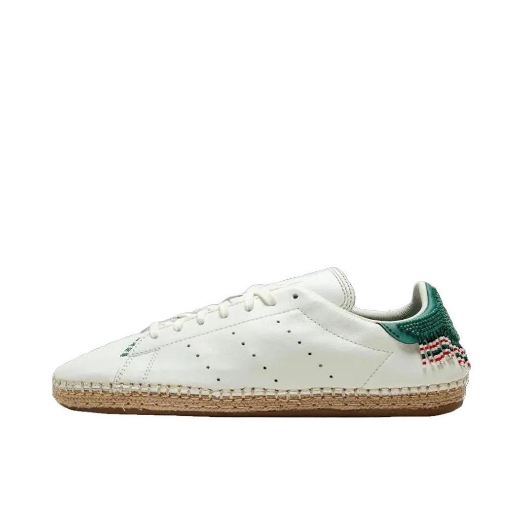 推荐商品：adidas Originals Stan Smith 板鞋 减震透气轻便低帮包裹性 CLOT联名/白色/绿色