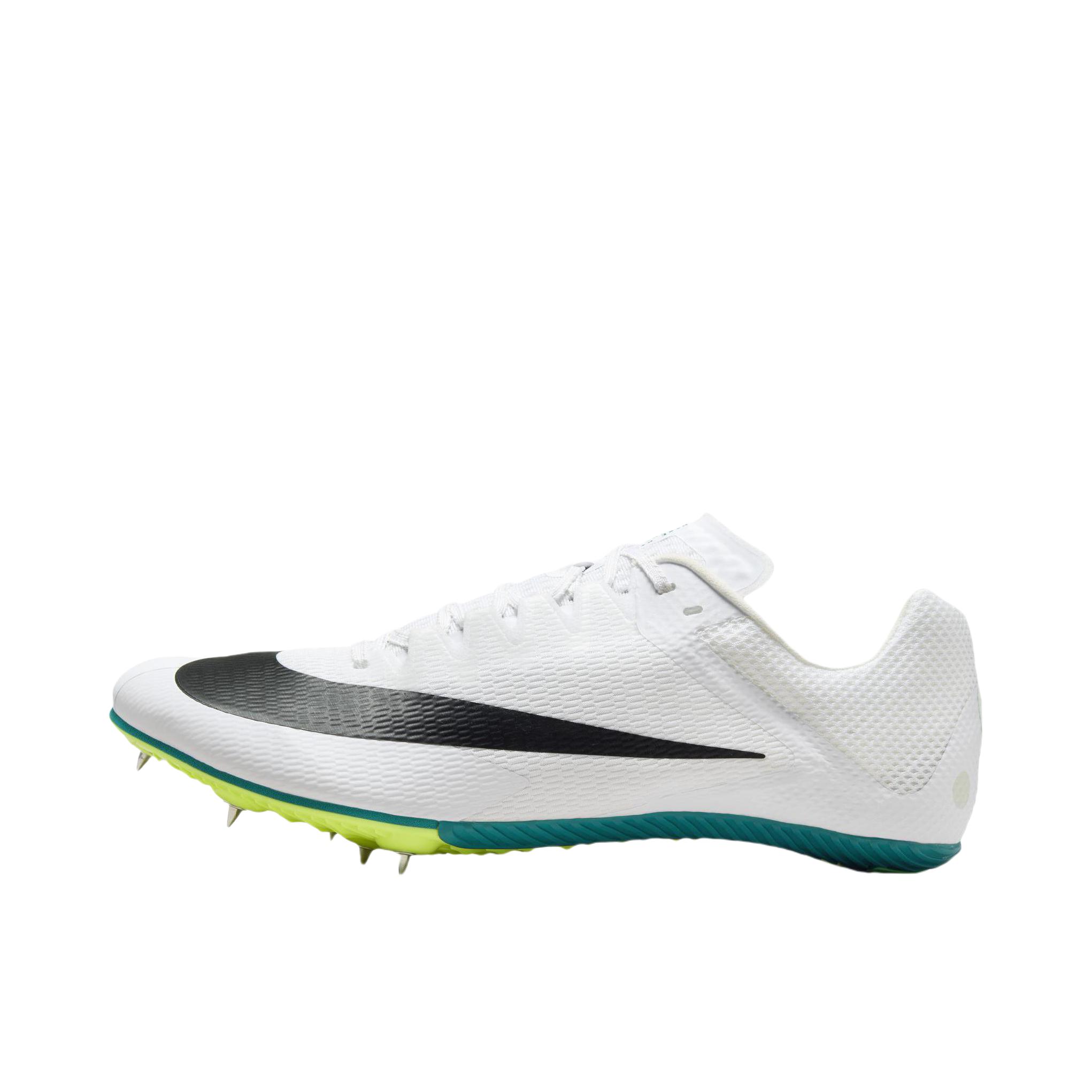 推荐商品：Nike Zoom Rival S10 钉鞋 跑鞋 短跑比赛减震抓地防滑耐磨织物训练田径 白色/绿色