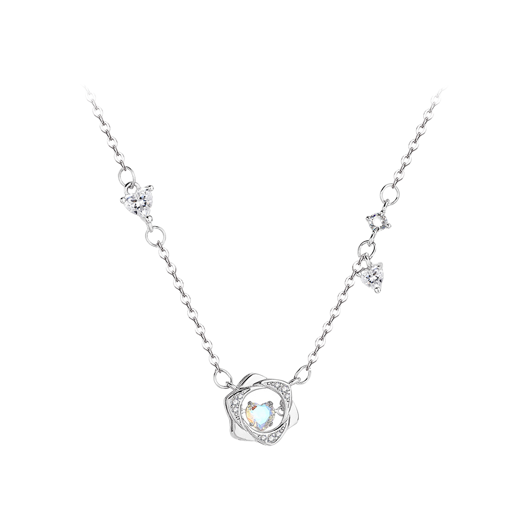 推荐商品：CGC 甜心之恋足银项链 CGCSP146