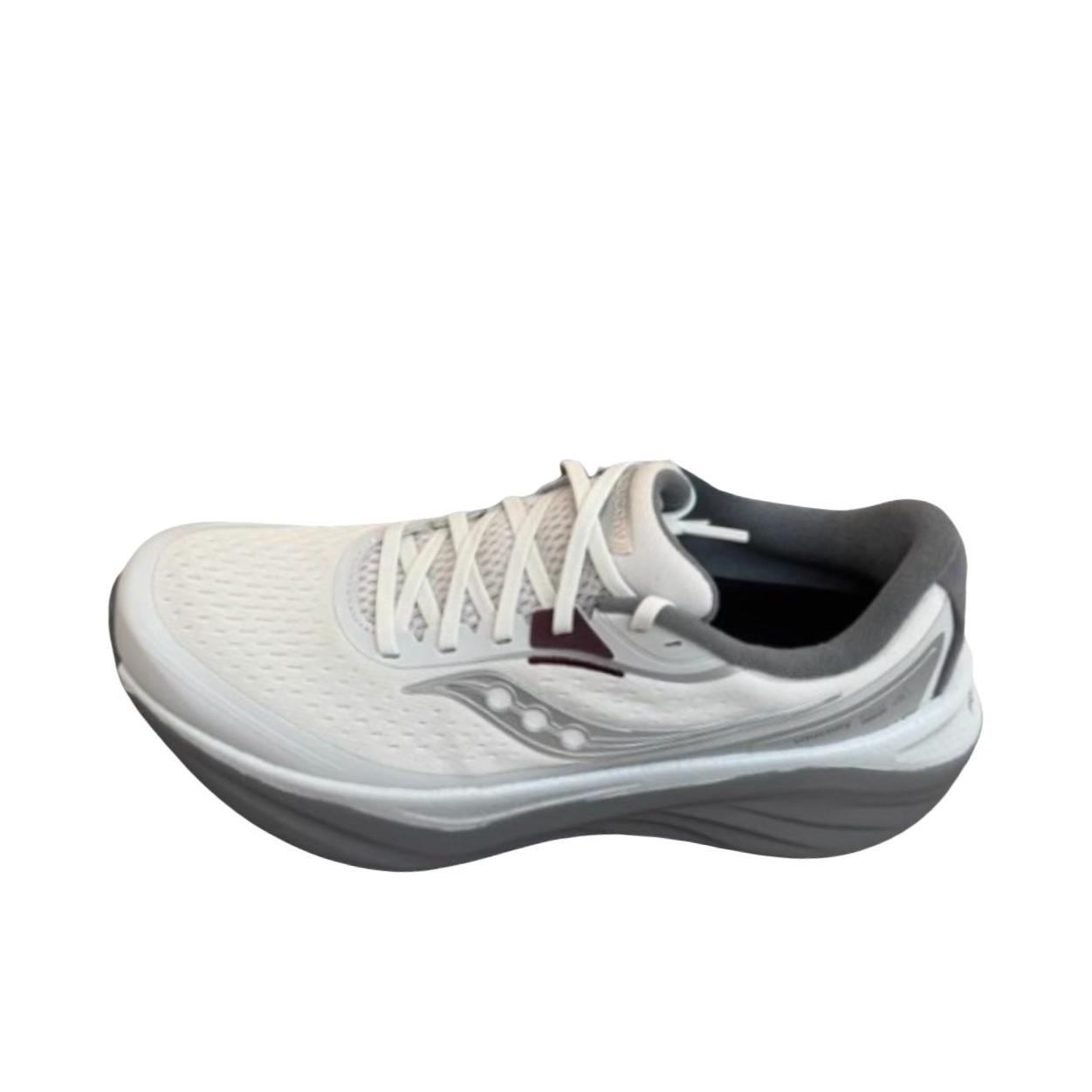 推荐商品：Saucony/索康尼 Phoenix Inferno 4 火鸟 缓震 轻便回弹 网面透气 稳定支撑 防滑 慢跑 跑鞋 白色/灰色