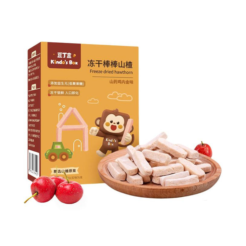 推荐商品：豆丁盒/Kindo‘s Box 冻干棒棒山楂3重开胃食材