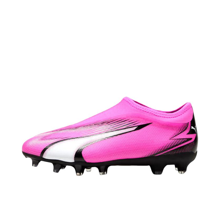 推荐商品：Puma/彪马 Ultra Match 防滑耐磨 运动休闲 短钉胶质 系带 人造草坪 足球鞋 107519 大童/粉色/白色 