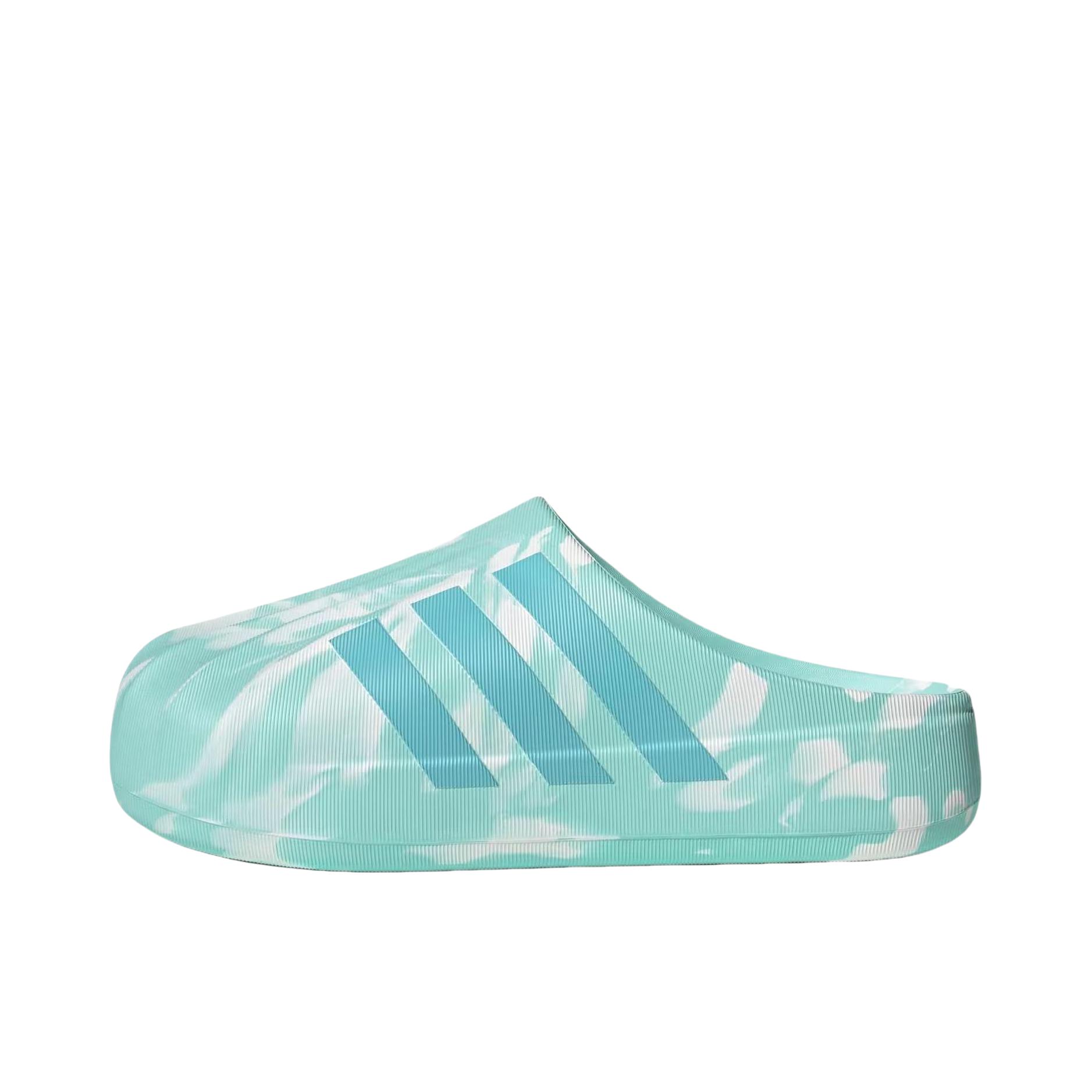 推荐商品：adidas Adifom Superstar MULE 贝壳头 防滑耐磨 舒适轻便 休闲潮流 复古百搭 拖鞋 白色/绿色