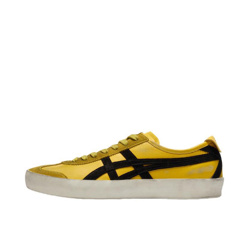 推荐商品：Onitsuka Tiger 鬼冢虎 MEXICO 66 IM 板鞋 个性潮流百搭耐磨低帮 黄色/黑色