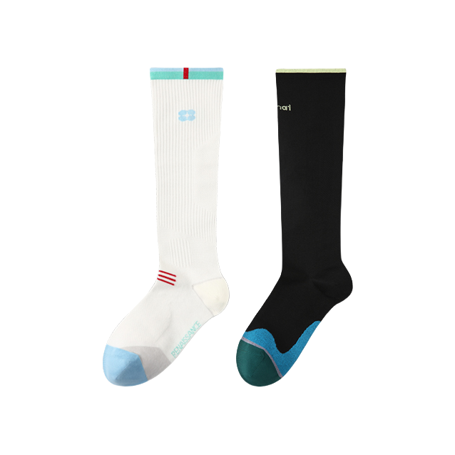 推荐商品：enjoy it/乐在其中 压缩压力运动骑行长筒袜 XZ0027KWA