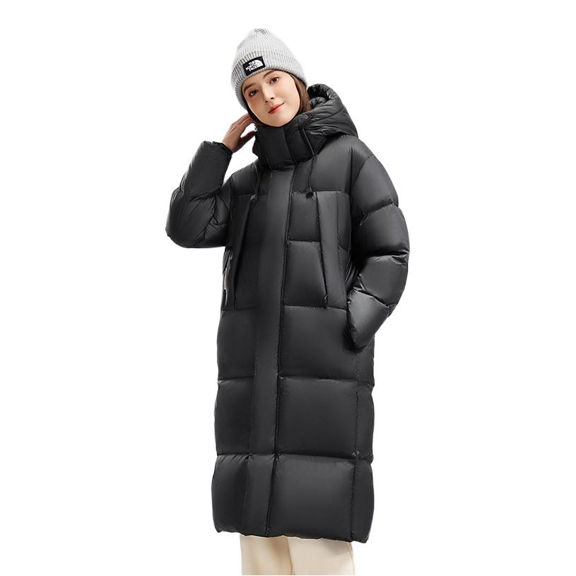 推荐商品：UZEG/优姿集 保暖加厚长款羽绒服 女装 Y207 黑