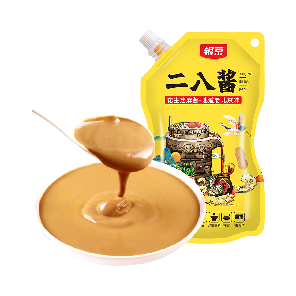 推荐商品：银京 二八酱 花生芝麻酱 袋装