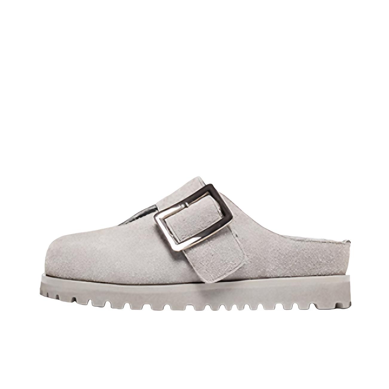 推荐商品：Lee Cooper 勃肯鞋 拖鞋 包头增高百搭时尚 LCQBCA2252774 增高4.5CM/女款/浅灰色