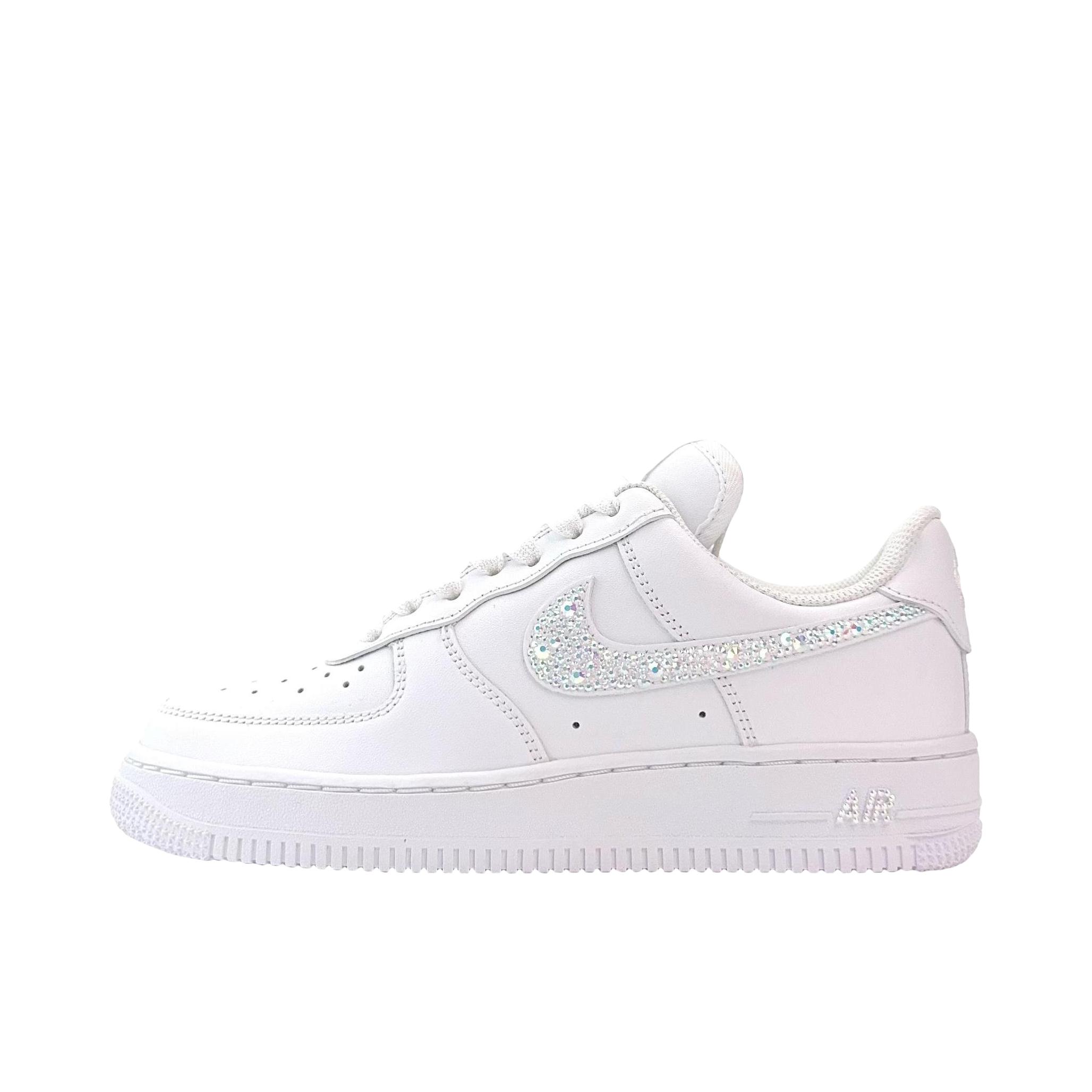 推荐商品：【定制款】 Nike Air Force 1 板鞋 防滑减震耐磨低帮增高 晶韵幻履