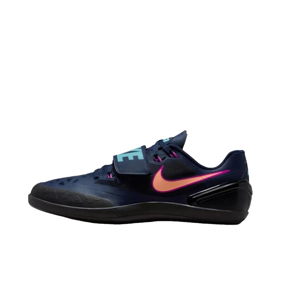 推荐商品：Nike Zoom Rotational 6 训练鞋 织物防滑耐磨轻便舒适减震支撑透气圆头田径运动 黑曜石色/超级紫罗兰色/宝石绿/脉冲橙