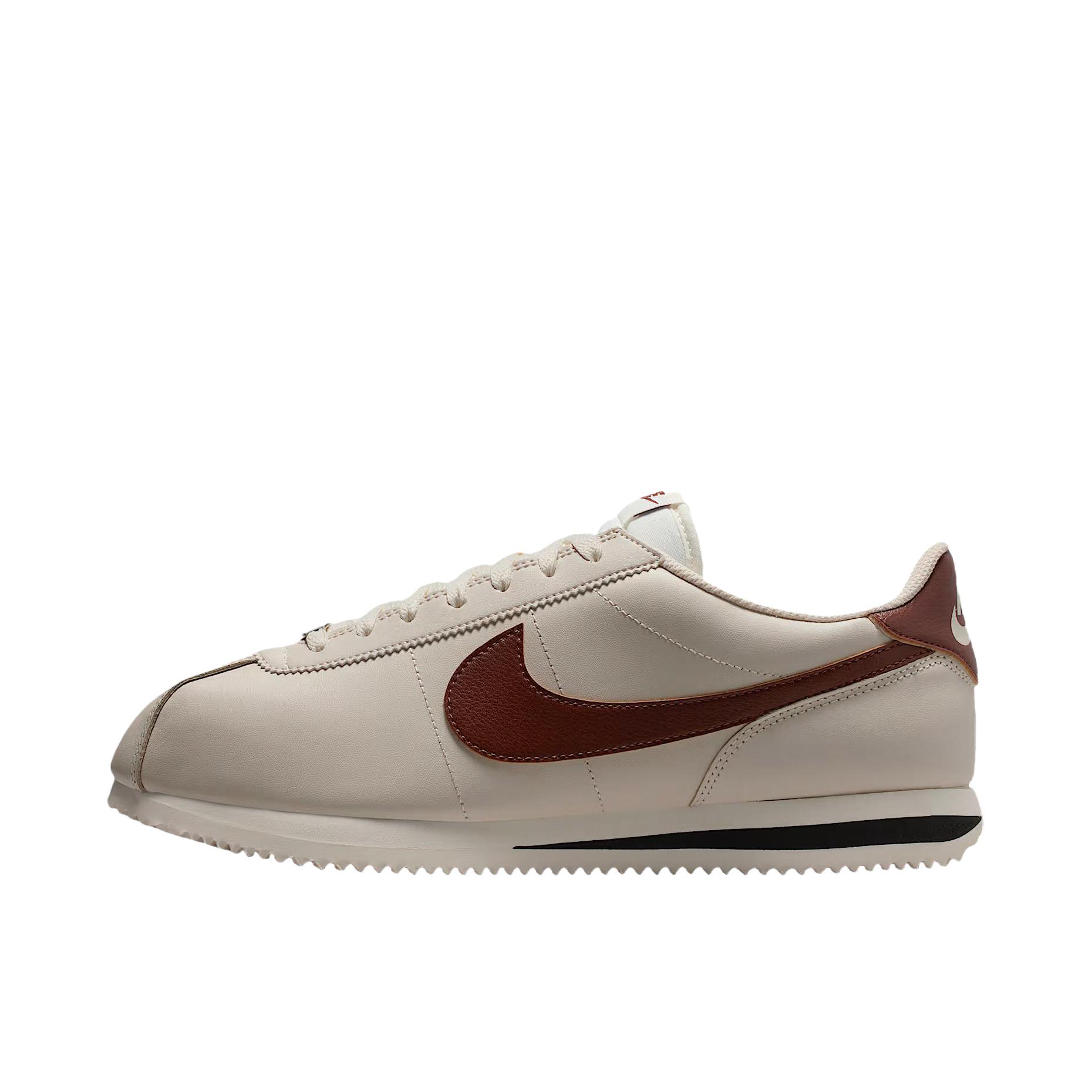 推荐商品：Nike Classic Cortez 阿甘鞋 跑鞋 防滑耐磨缓震透气轻便抓地舒适低帮耐穿贴合 米色/棕色