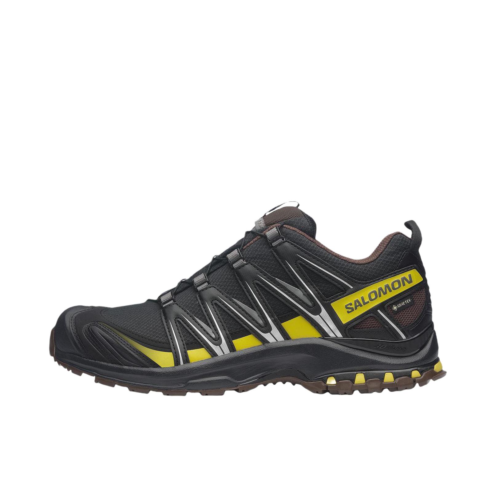 推荐商品：Salomon/萨洛蒙 XA Pro 3D GTX 舒适减震 防滑耐磨 防水 织物 越野 户外徒步 登山鞋 黑色/黄色