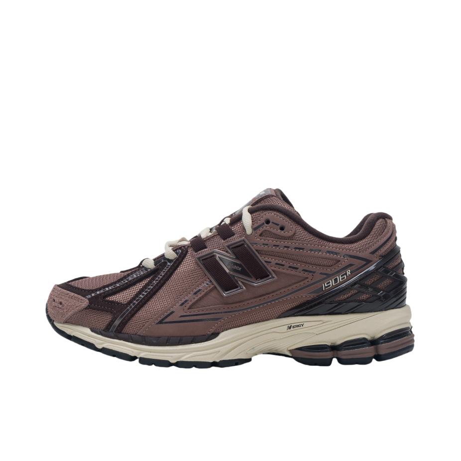 推荐商品：New Balance 1906R 跑鞋 网面透气防滑耐磨轻便复古防水运动贴合 D宽/褐色/黑色