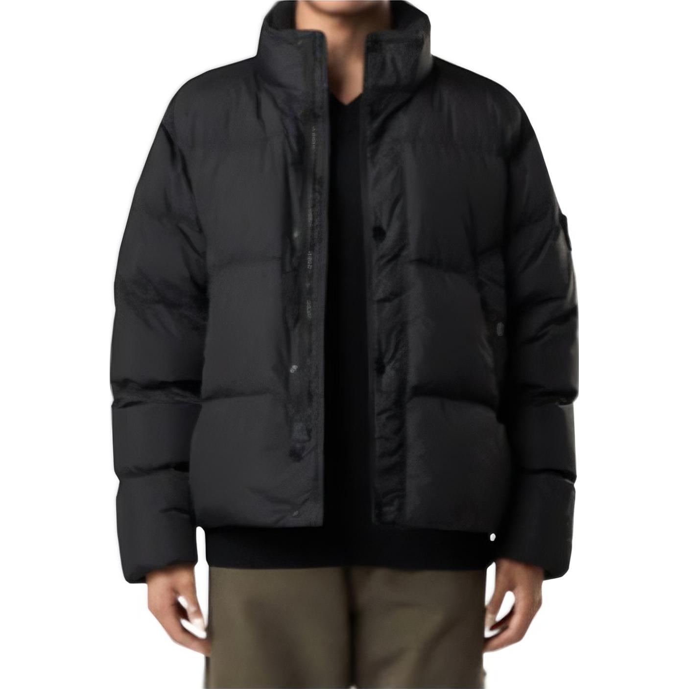 推荐商品：Stone Island/石头岛 拉链立领纯色夹克 K2S154100010S0A23V0029 黑