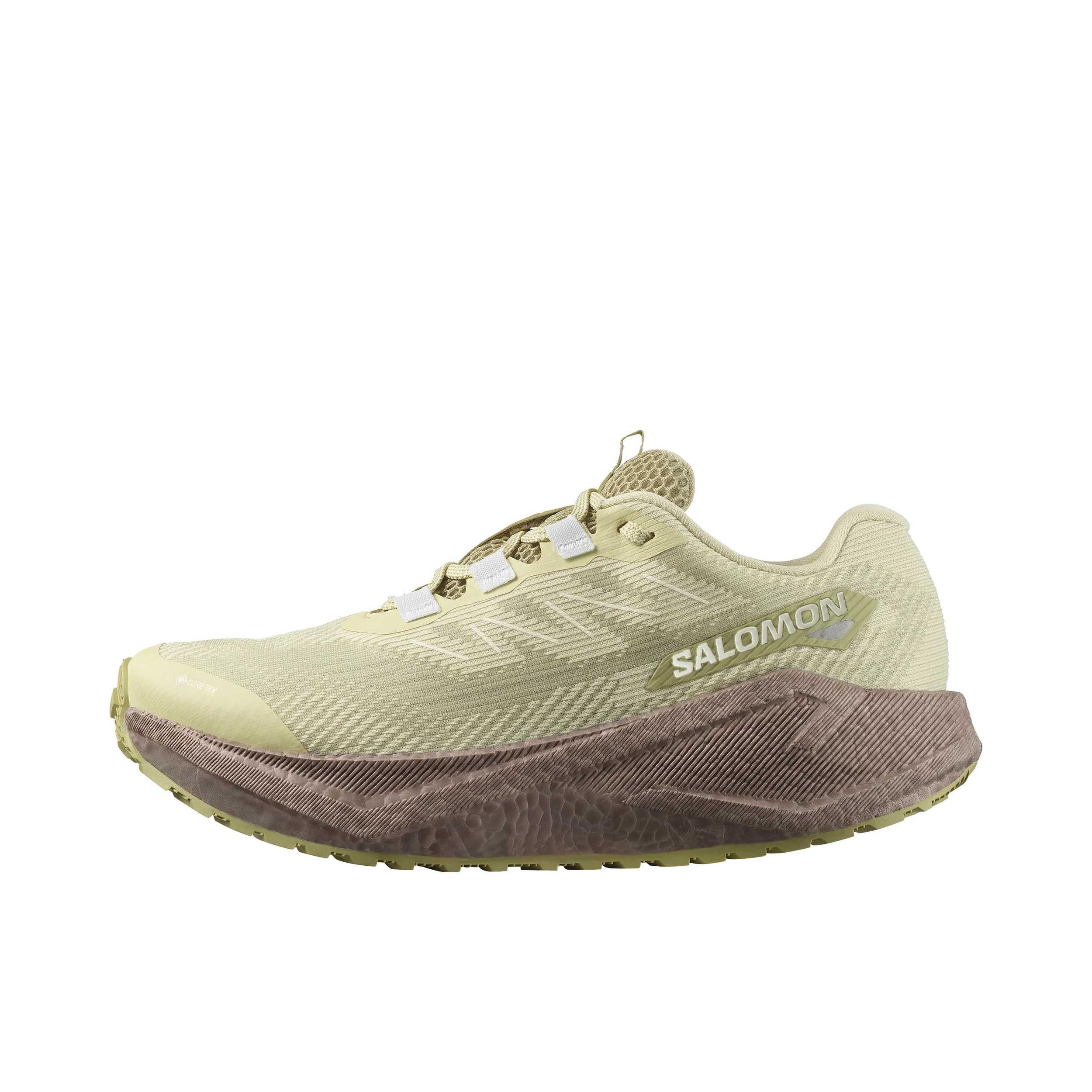 推荐商品：Salomon/萨洛蒙 Aero Blaze 3 跑鞋 复古百搭织物圆头 淡绿色/褐色