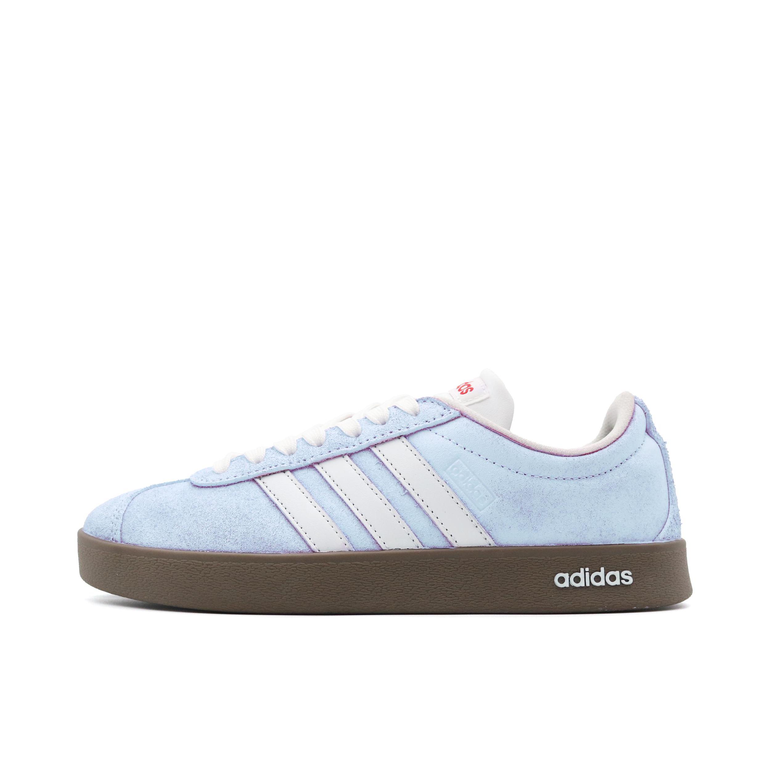 推荐商品：定制款 adidas neo Vl Court 板鞋 减震抗冲击性防水合成革甜酷美式包裹性 蓝梦