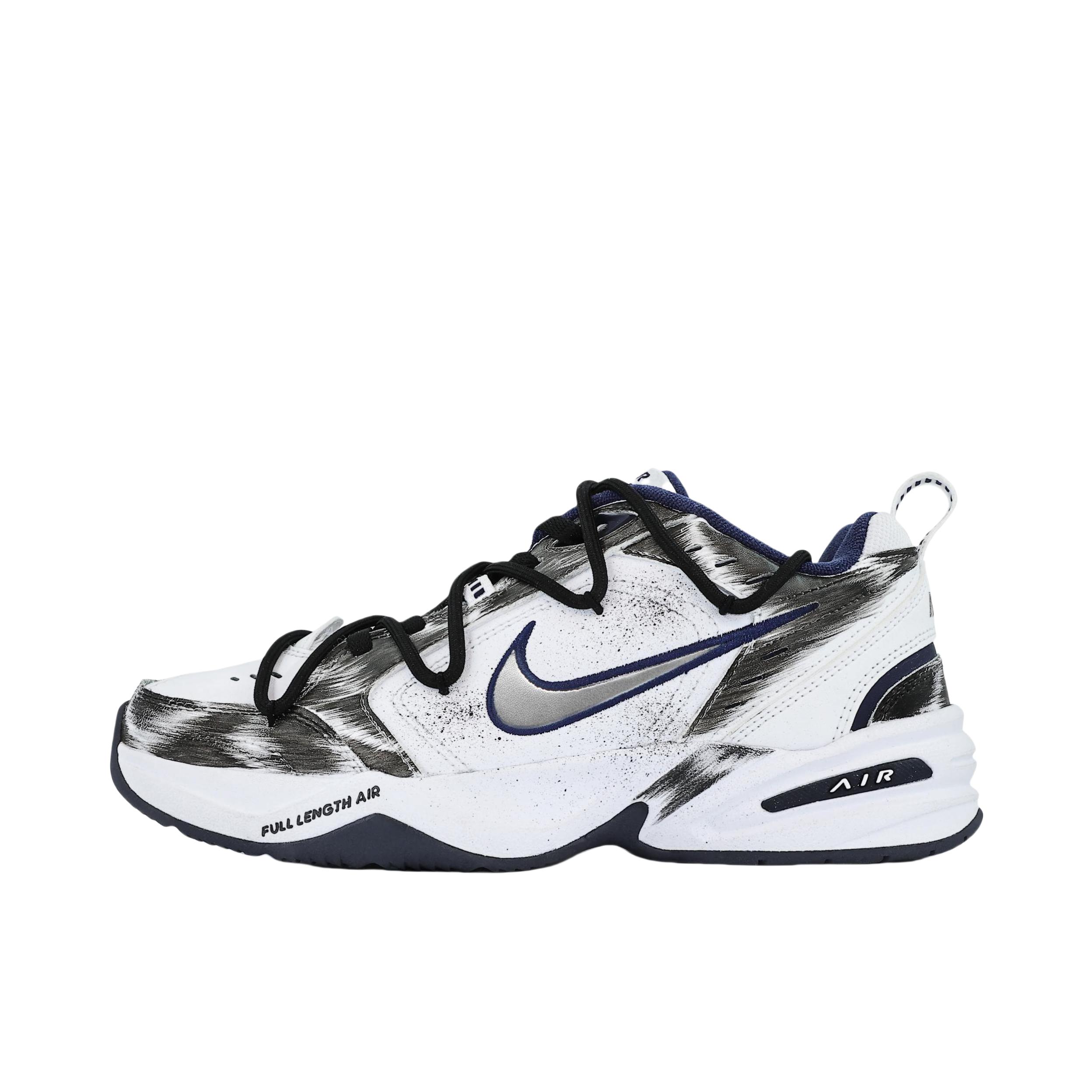 推荐商品：【定制球鞋】 Nike Air Monarch 4 运动休闲鞋 防滑耐磨舒适缓震织物合成革百搭复古 黑暗机能骑士