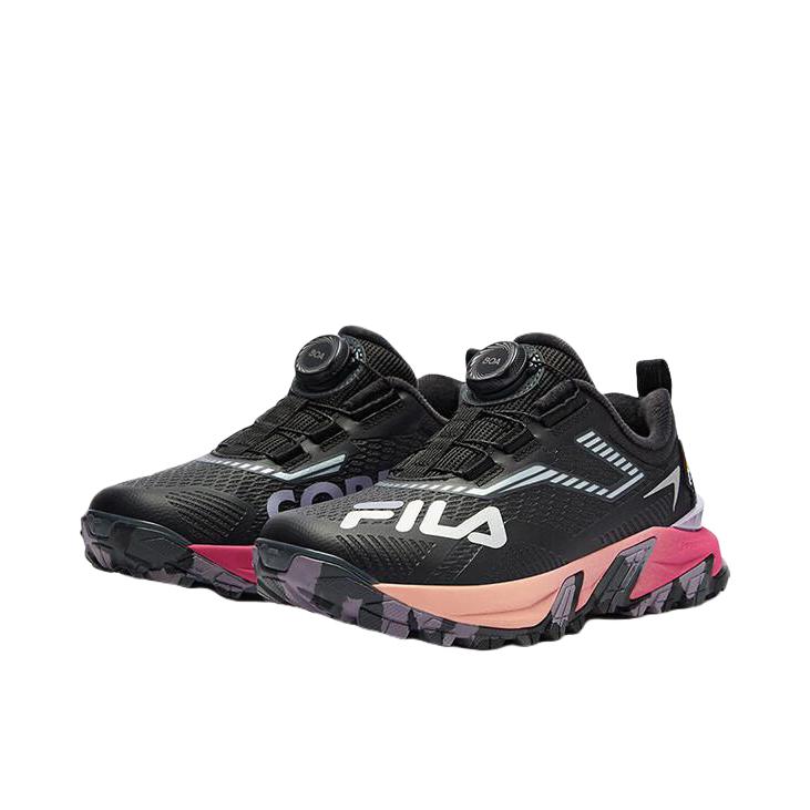 推荐商品：FILA/斐乐 户外 舒适 耐磨 平稳 运动鞋儿童 K15B442504F 大童/黑色/影黑灰