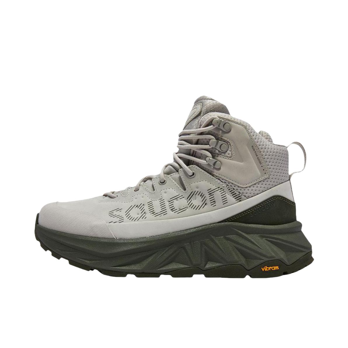 推荐商品：Saucony/索康尼  Trigon Ultra Mid  减震回弹 舒适防滑 保暖 百搭 时尚潮流  跑鞋 灰色