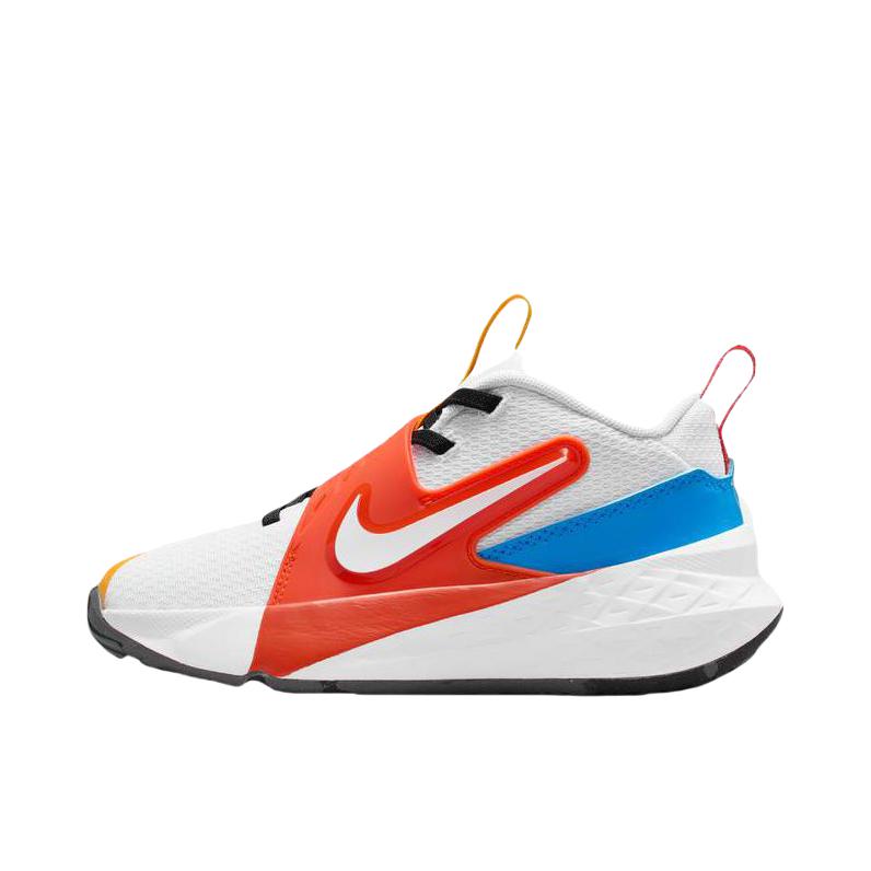 推荐商品：Nike TEAM HUSTLE D 12 舒适缓震 网面 防滑耐磨 抓地 时尚百搭 魔术贴 美观 训练 冬季 易穿脱 贴合 抗扭 篮球鞋 大童/黄色/蓝色/金色
