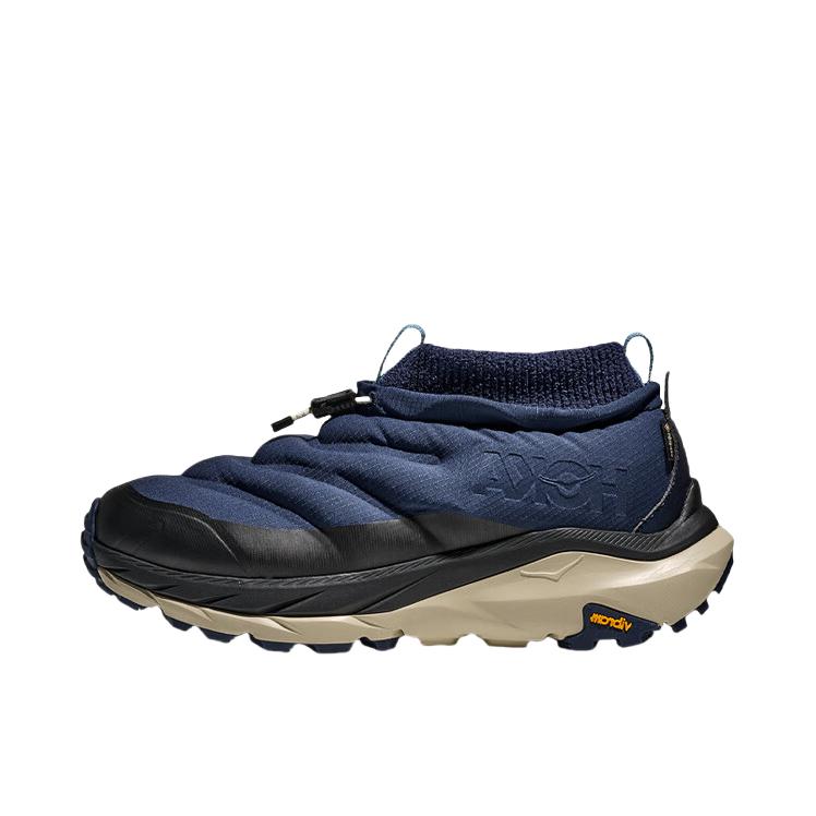 推荐商品：HOKA ONE ONE  卡哈2 KAHA 2  FROST MOC GTX  登山  低帮  防滑耐磨 舒适百搭  徒步鞋 户外鞋 午夜蓝/蘑菇灰
