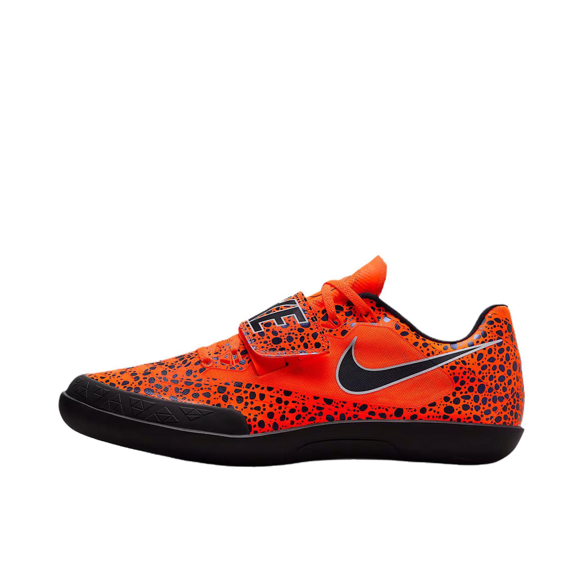 推荐商品：Nike Zoom Rotational 6 训练鞋 织物防滑耐磨轻便舒适减震支撑透气圆头田径运动 黑色/橙色