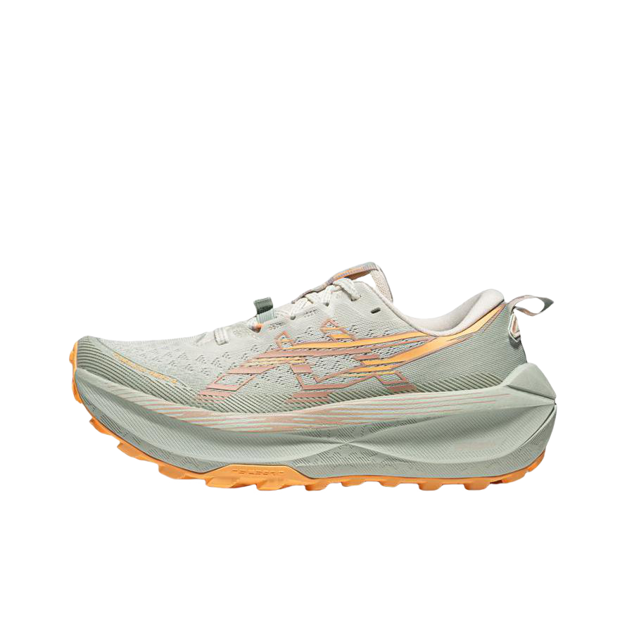 推荐商品：Asics/亚瑟士 Trabuco Max 4 越野跑鞋 缓震回弹防滑耐磨舒适透气合成革低帮 灰色