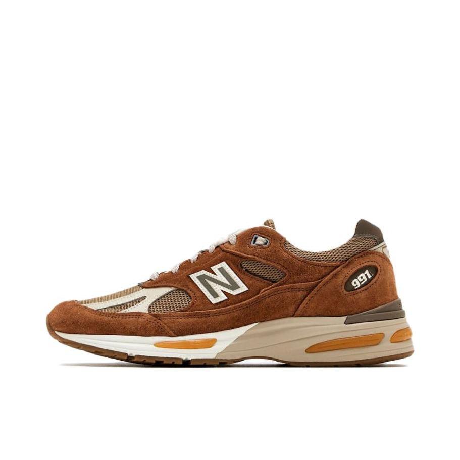 推荐商品：New Balance 991 跑鞋 舒适减震防滑耐磨织物网布透气经典复古休闲运动百搭通勤贴合 深棕色