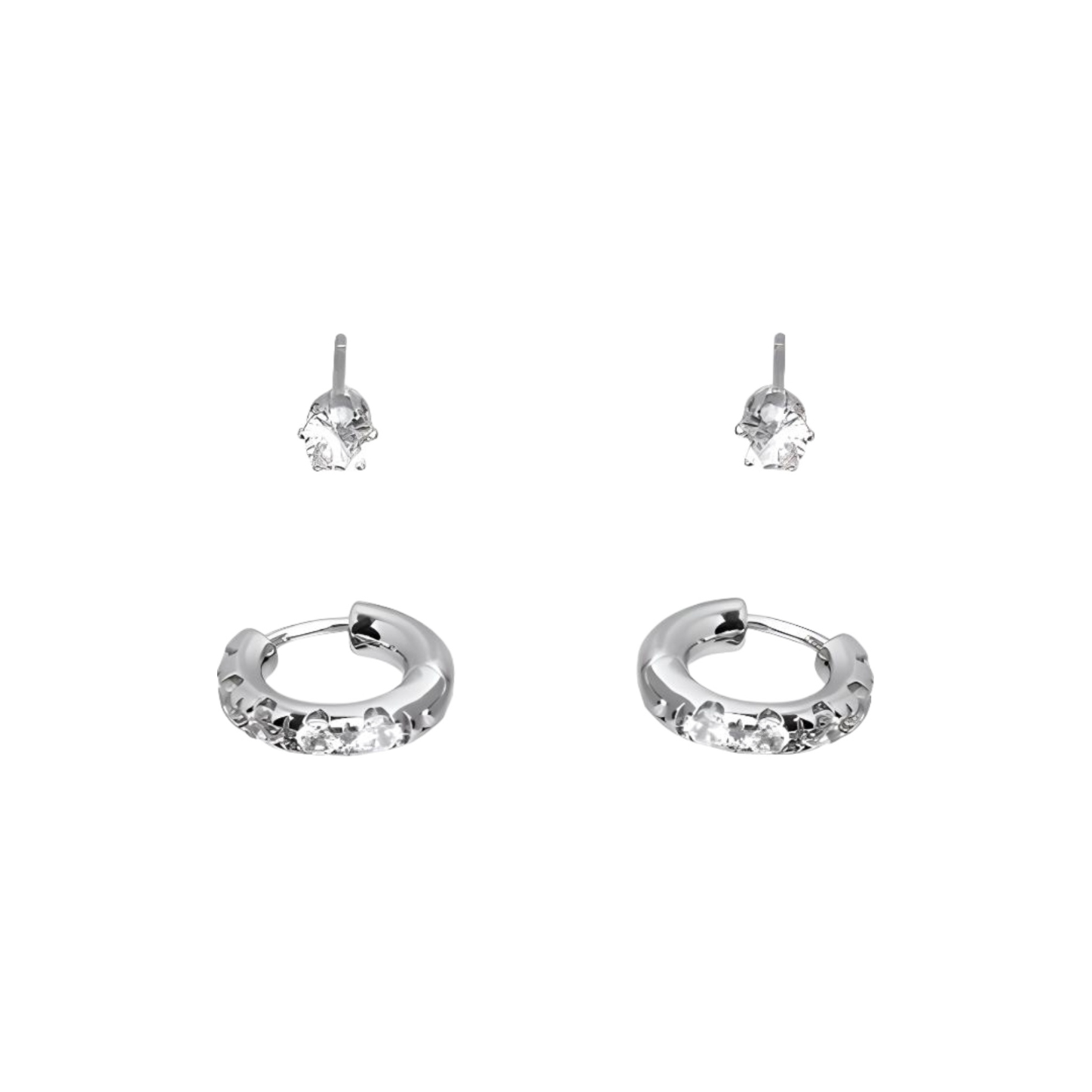 推荐商品：Universe Search 满钻镶嵌S925银耳环 USE11467