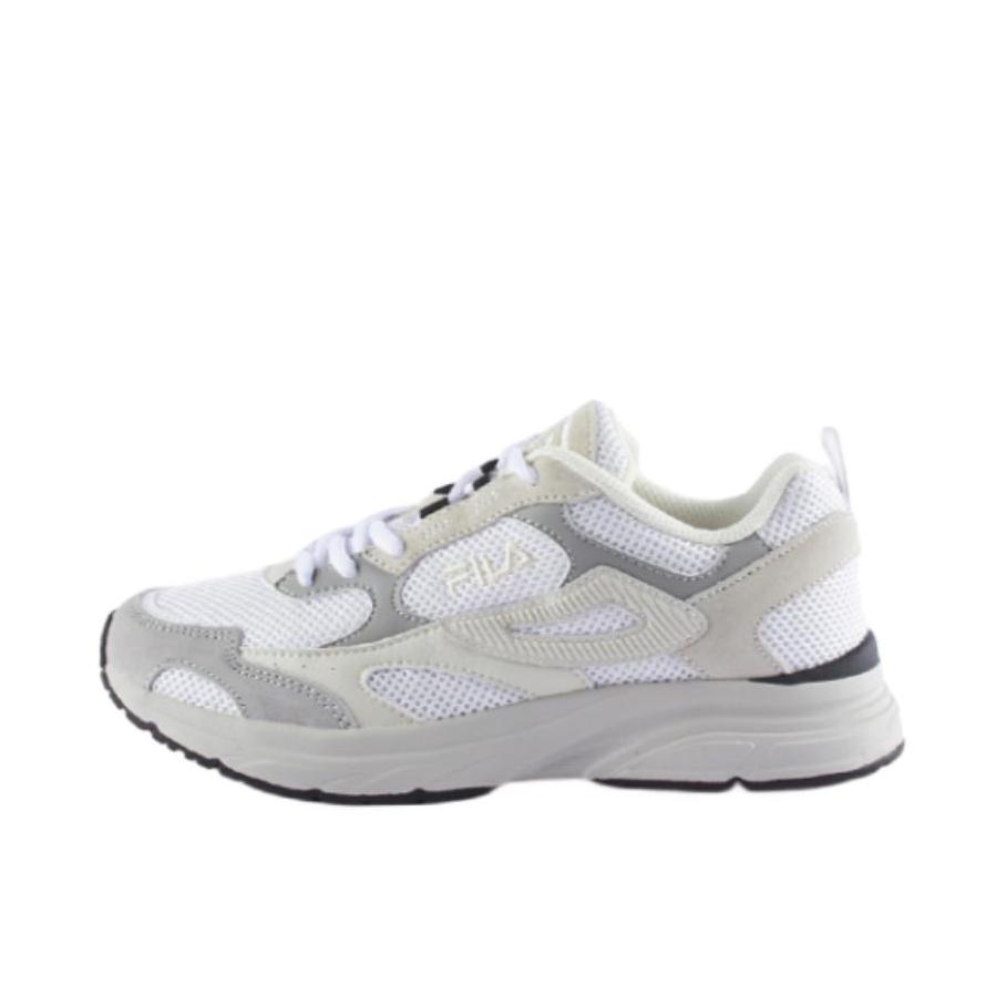 推荐商品：FILA/斐乐 Raplade v2 透气 耐磨 低帮 圆头 橡胶 跑鞋 白色/灰色