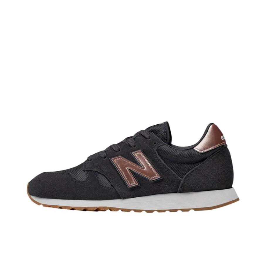 推荐商品：New Balance 520 运动休闲鞋 时尚百搭减震防滑耐磨舒适透气织物复古低帮 B宽/女款/黑色